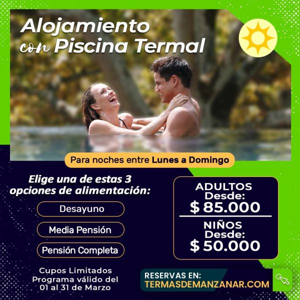 Alojamiento con Piscina Termal - Marzo